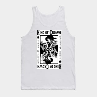 KING OF CROWN -Cool Playing Card Design Tank Top